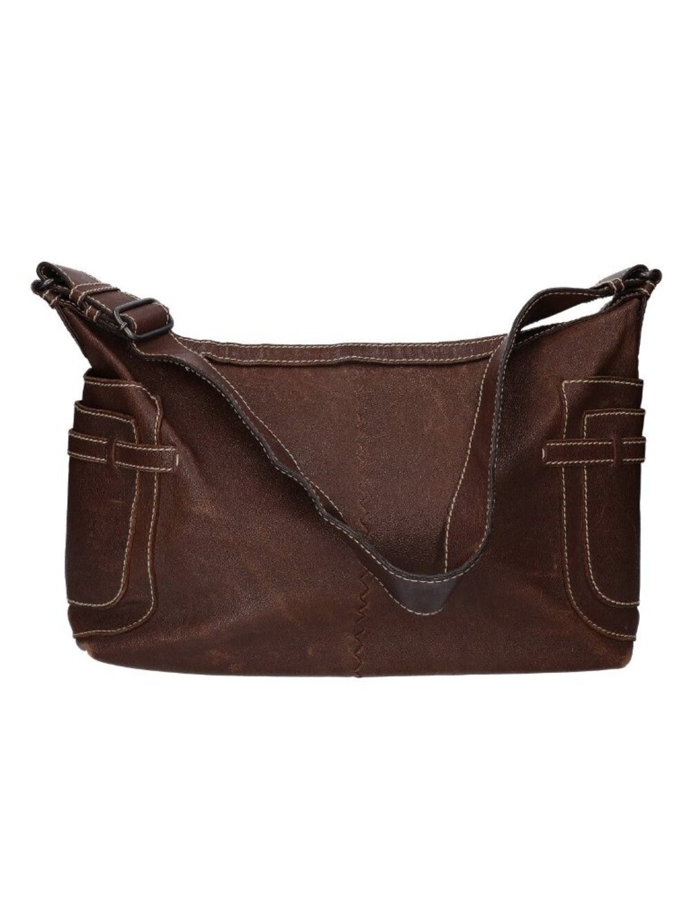 Bottega Veneta Leather Shoulder Bag Brown